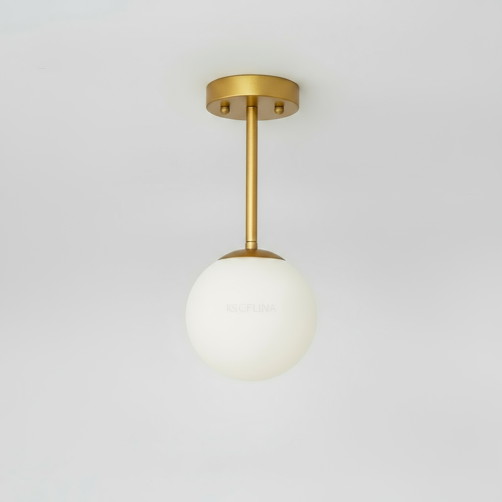 Taklampa i Glaskula för Vardagsrum och Kök 0