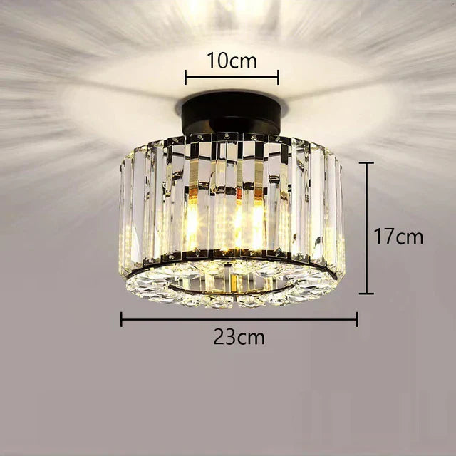 Taklampa i Kristall Modern Design 0