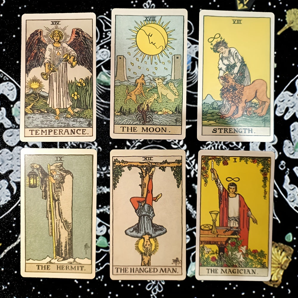 Tarotkortset För Andlig Utforskning Med 78 Unika Illustrationer 1