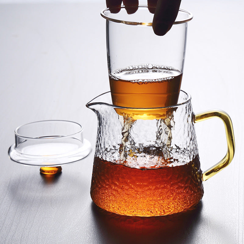 Tekanna Glas Med Infusör För Teälskare Modern Design 2