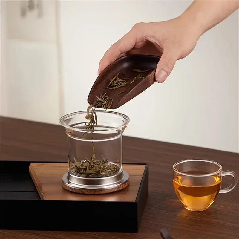 Tekanna i Glas med Infusör för Löste 5