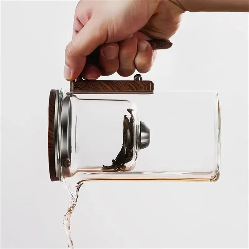 Tekanna i Glas med Infusör för Löste 7