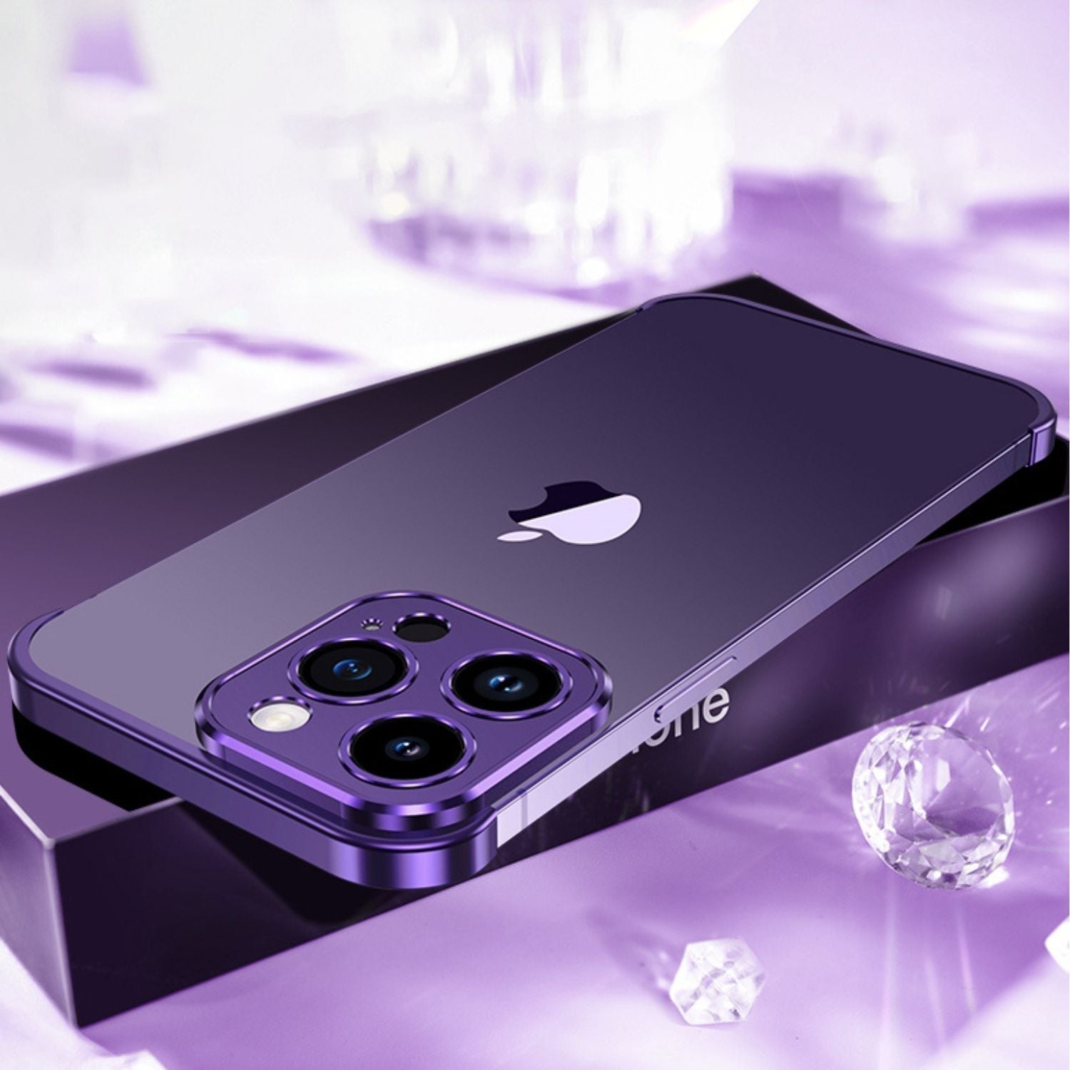 Telefonfodral Ultratunn Metall Skyddande Design 0