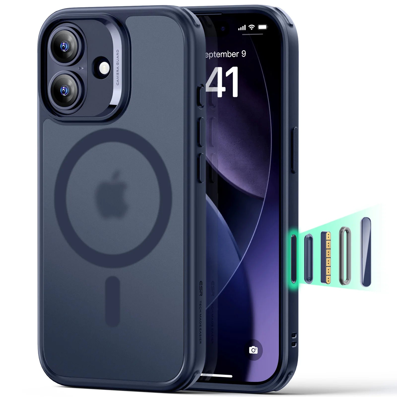 Telefonfodral för iPhone 17 Pro Max med MagSafe och Kamerakontroll 15