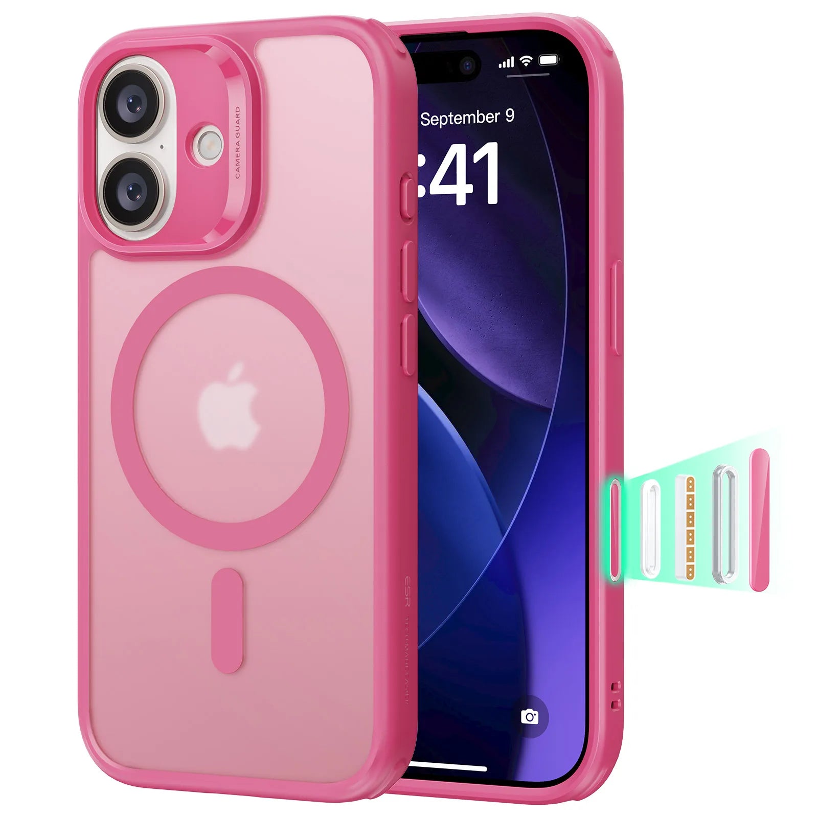 Telefonfodral för iPhone 17 Pro Max med MagSafe och Kamerakontroll 17