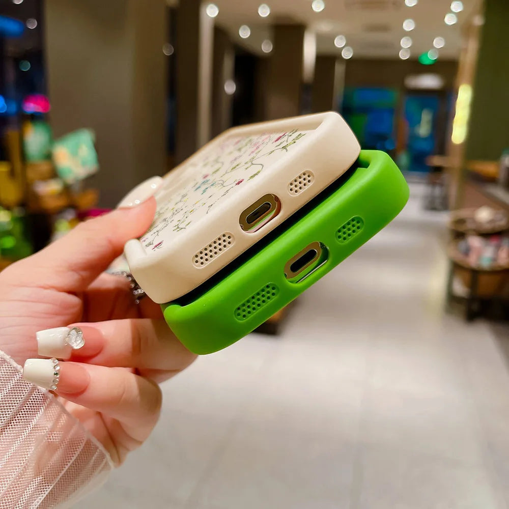 Telefonfodral för iPhone med Blommönster 5