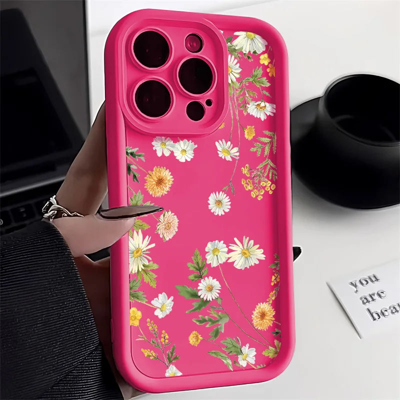 Telefonfodral för iPhone med Blommönster 9