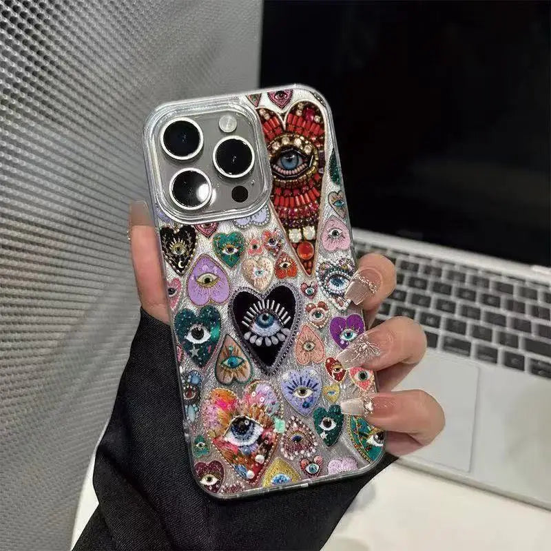 Telefonfodral för iPhone med Målning 0