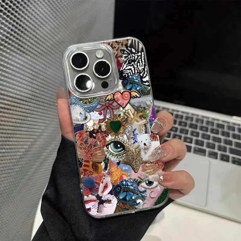 Telefonfodral för iPhone med Målning 10