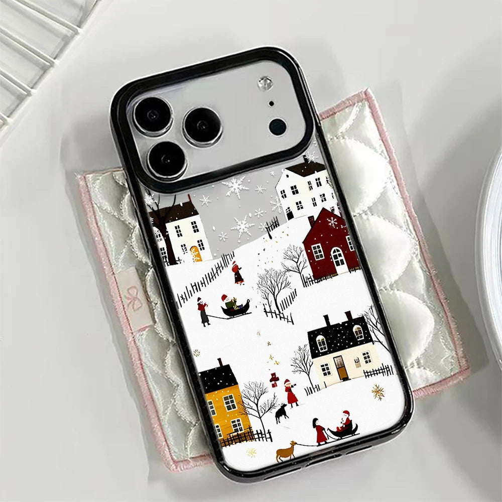 Telefonfodral iPhone Snölandskap Stöttåligt 0