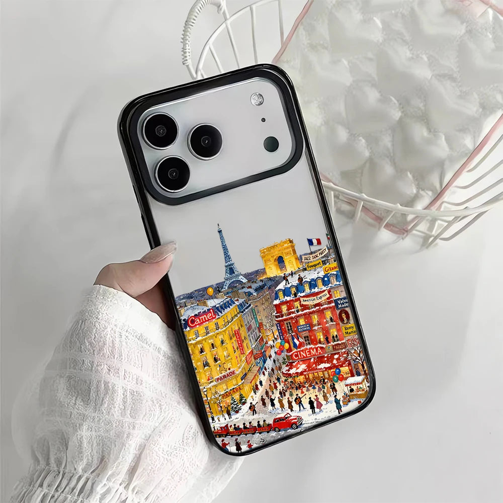 Telefonfodral iPhone Snölandskap Stöttåligt 10