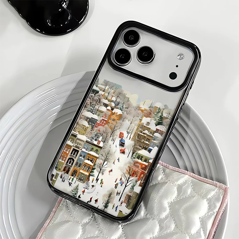 Telefonfodral iPhone Snölandskap Stöttåligt 5