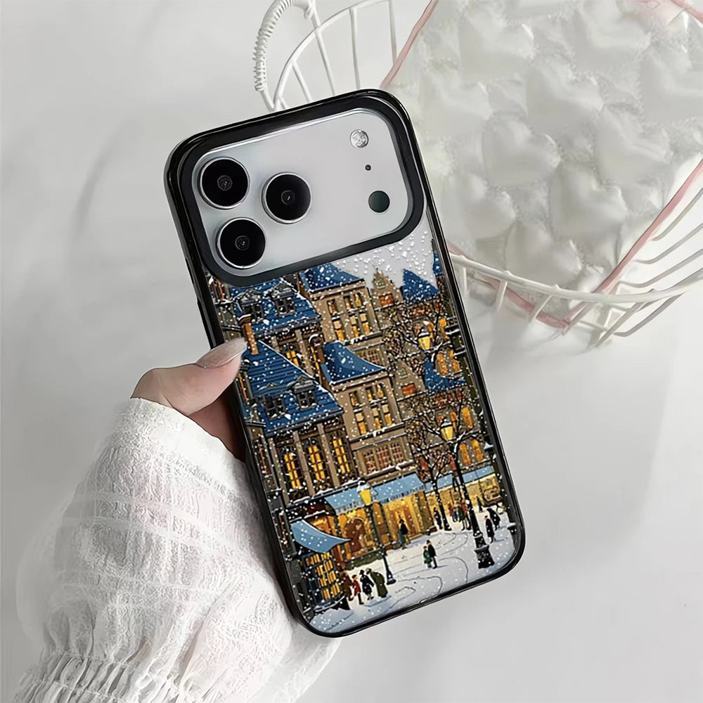 Telefonfodral iPhone Snölandskap Stöttåligt 7