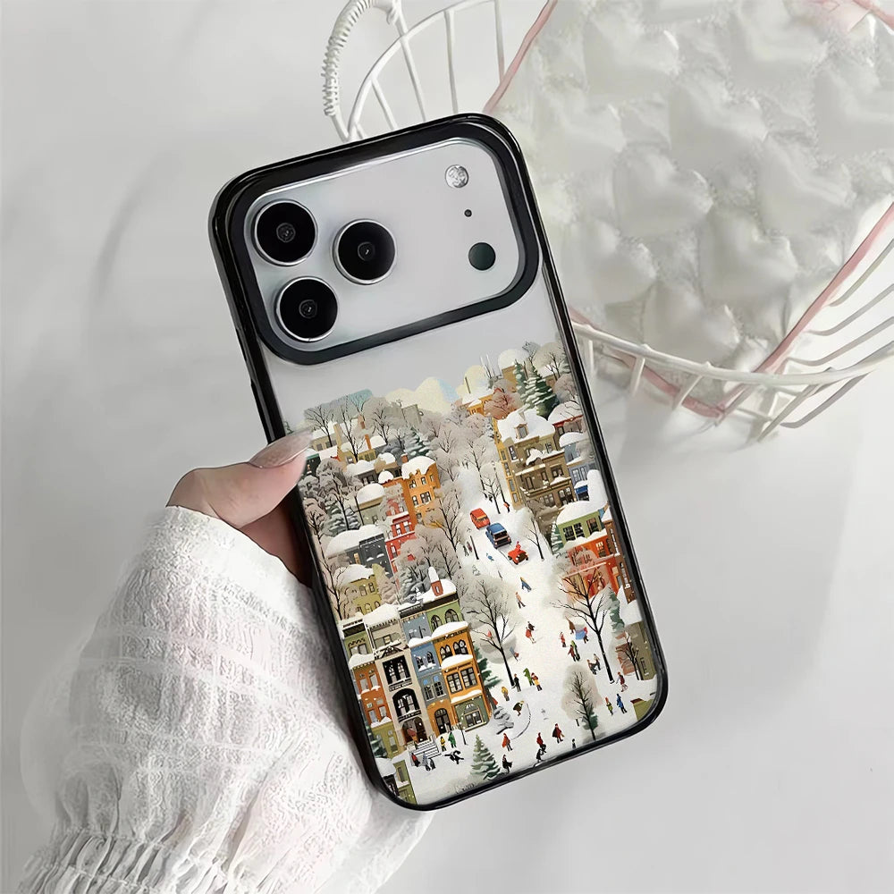 Telefonfodral iPhone Snölandskap Stöttåligt 8