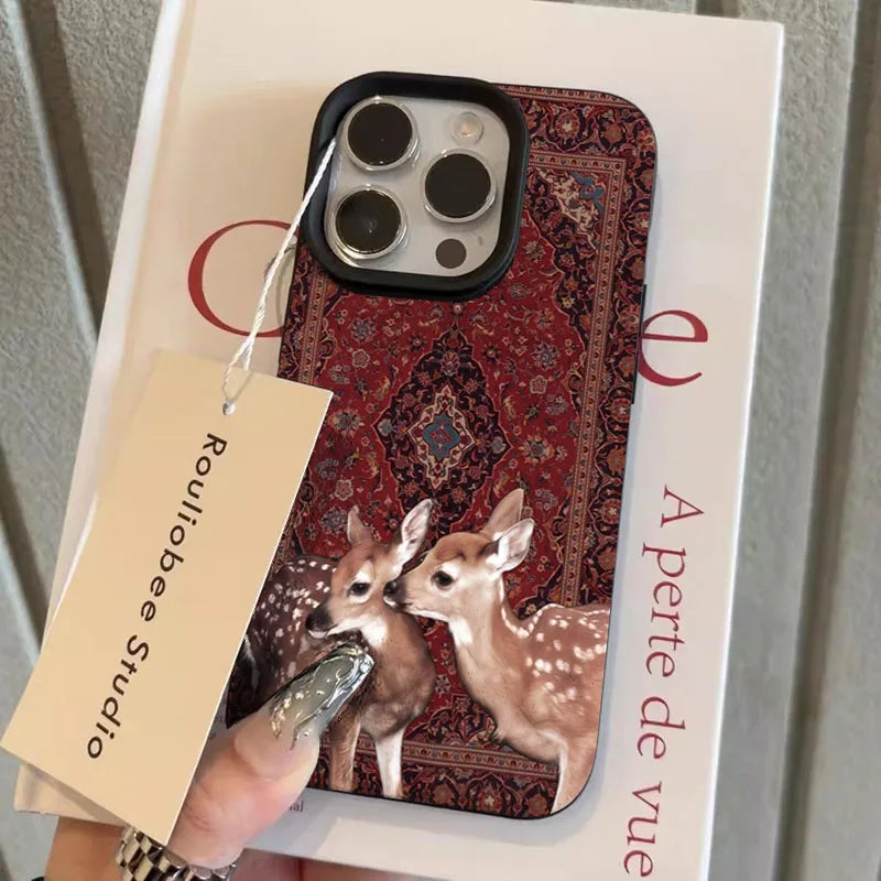 Telefonfodral med Blommotiv för iPhone 12