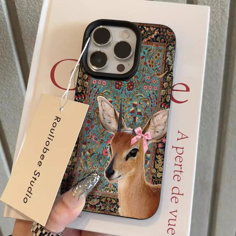 Telefonfodral med Blommotiv för iPhone 13