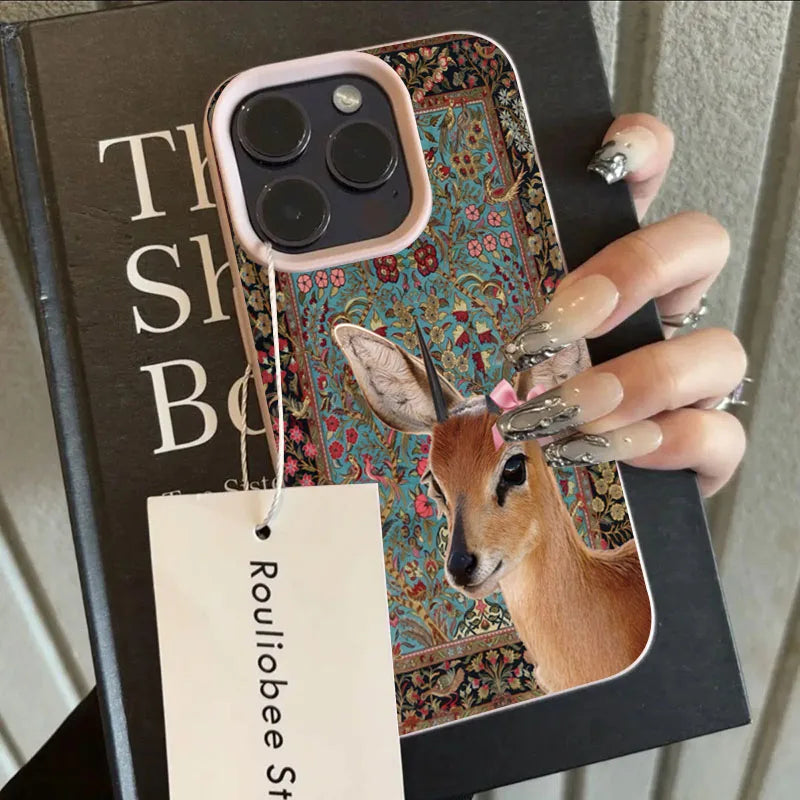 Telefonfodral med Blommotiv för iPhone 9