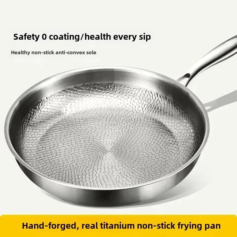 Titanhamrad Stekpanna för Induktionshällar – Bästa Stekpannan för Perfekt Matlagning 3