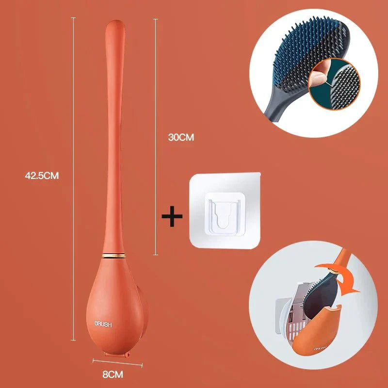 Toalettborste med Innovativ Design och Väggmontering 6