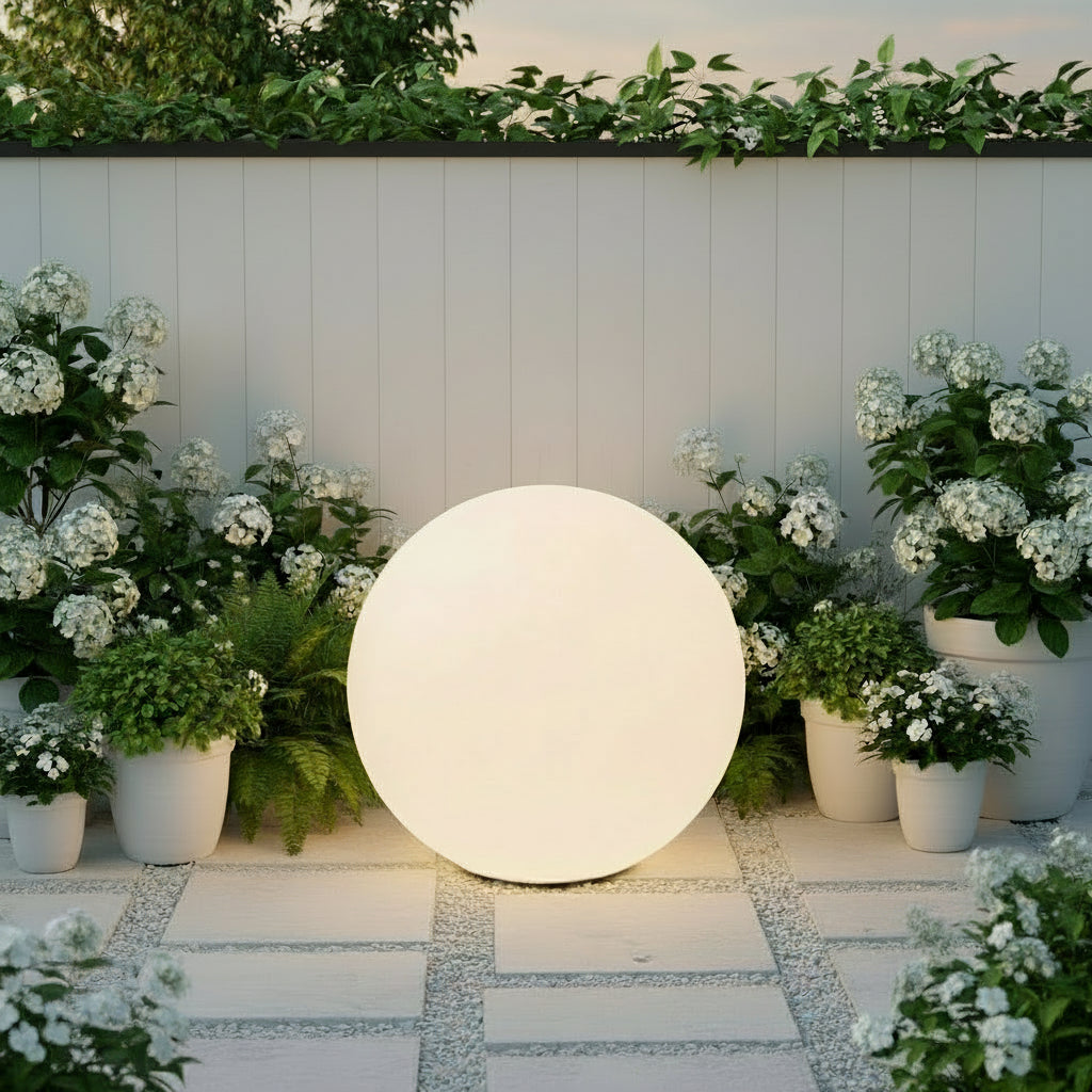 Trädgårdsbelysning GlowSphere med Fjärrkontroll - 16 Färgval och Väderbeständig Design 5