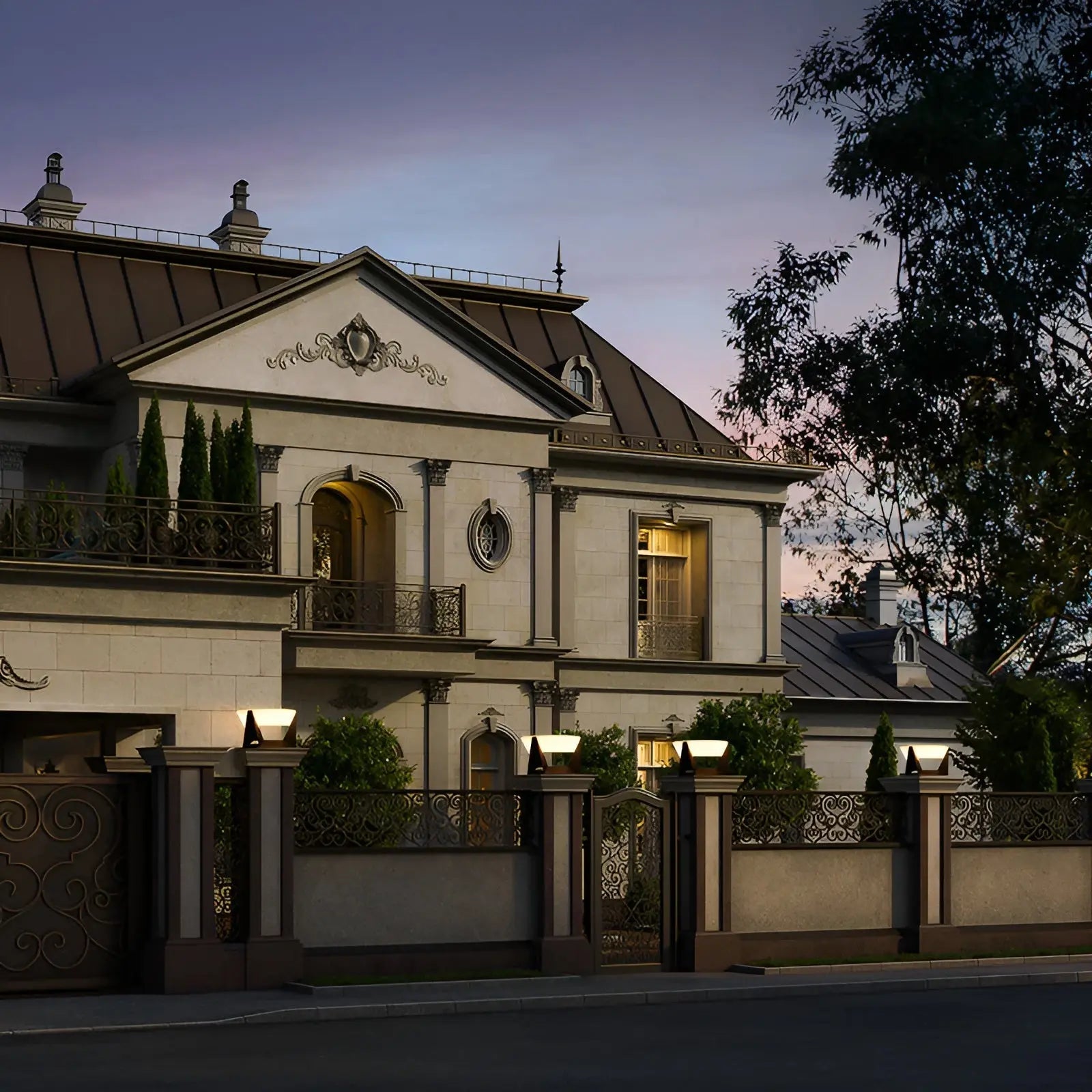 Trädgårdslampa i Japansk Stil 7