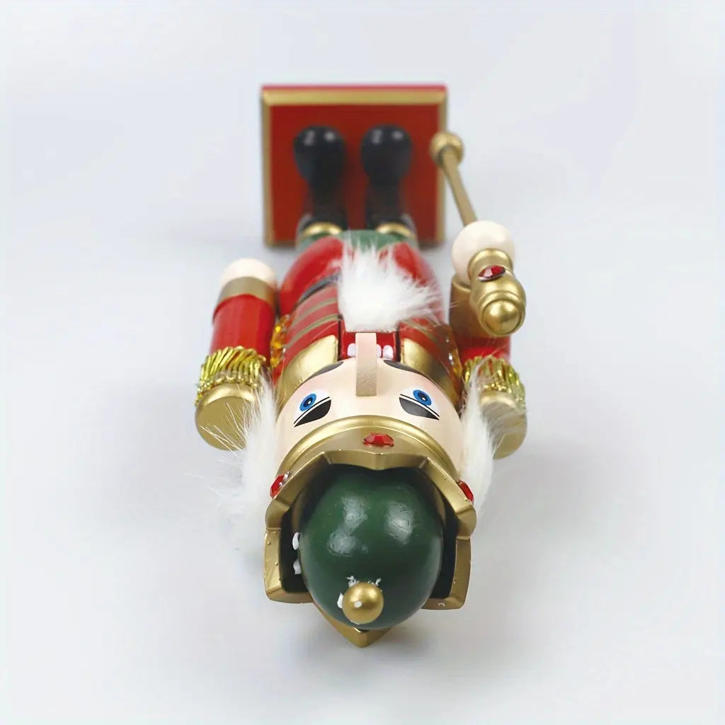 Traditionell Nötknäppare 30 cm Med Spira För Juldekoration 6