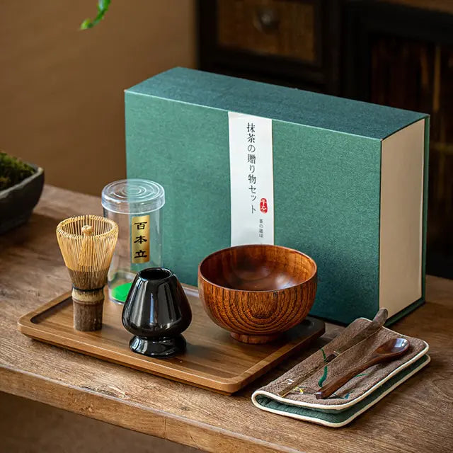 Traditionellt Matcha Presentset för Teälskare 11