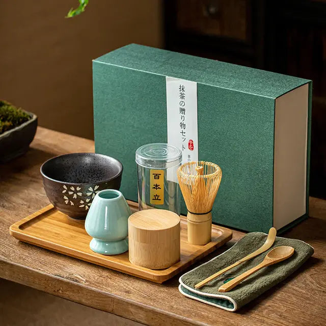Traditionellt Matcha Presentset för Teälskare 8