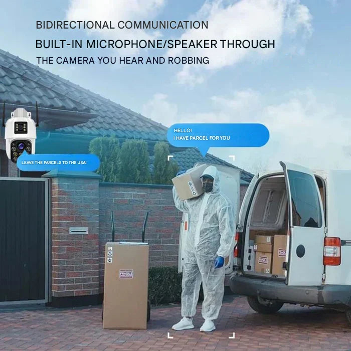 Trådlös 4K-säkerhetskamera med solpanel 4