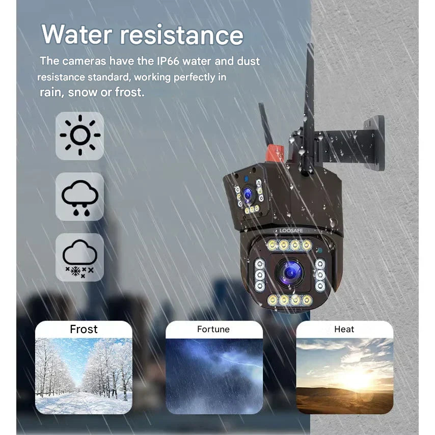 Trådlös 4K-säkerhetskamera med solpanel 7