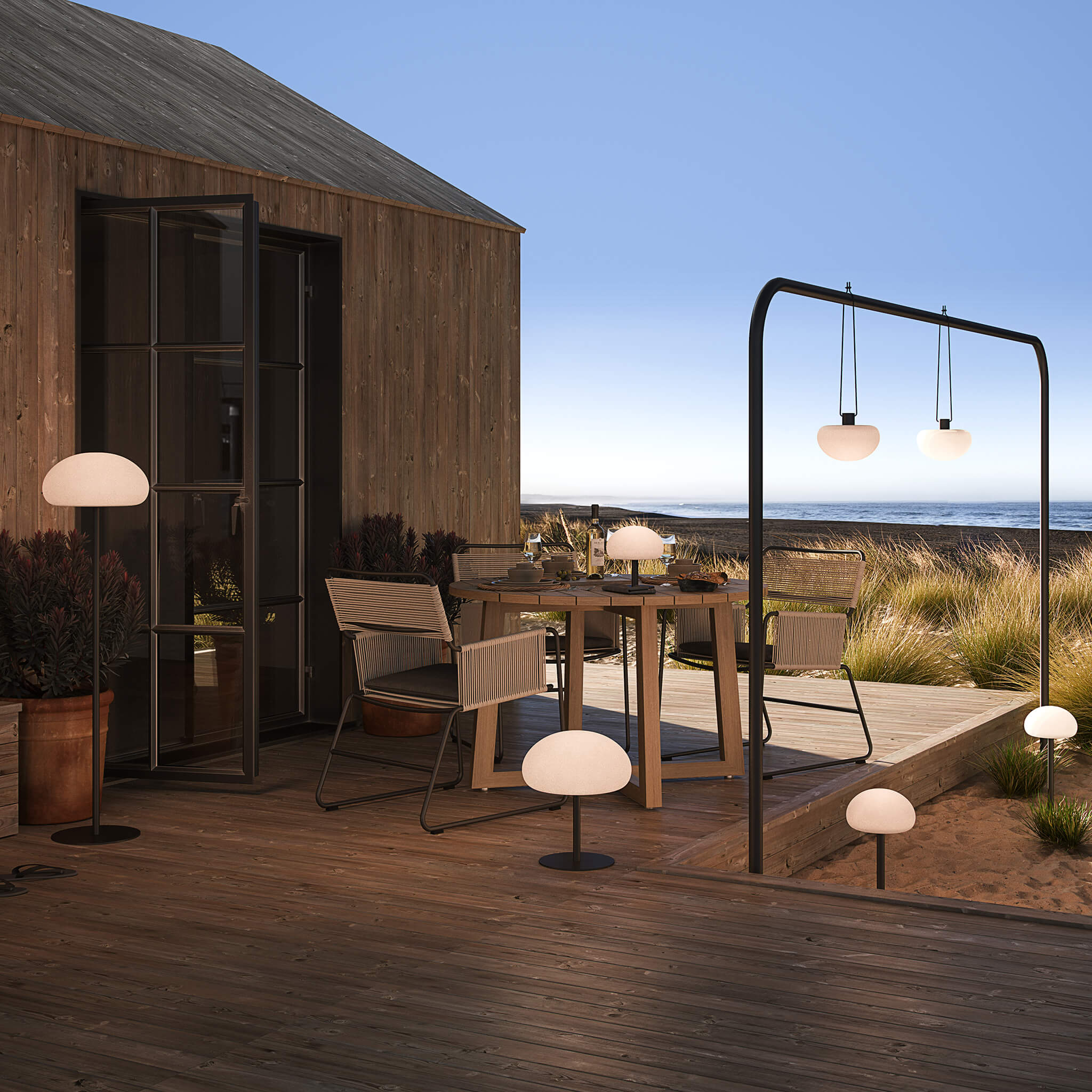 Trådlös Bordslampa för Inomhus och Utomhusbruk 2