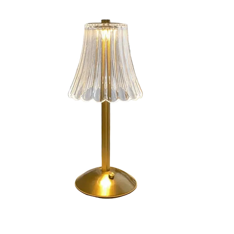 Trådlös Bordslampa med Kristalldekor och Dimbar Belysning 0