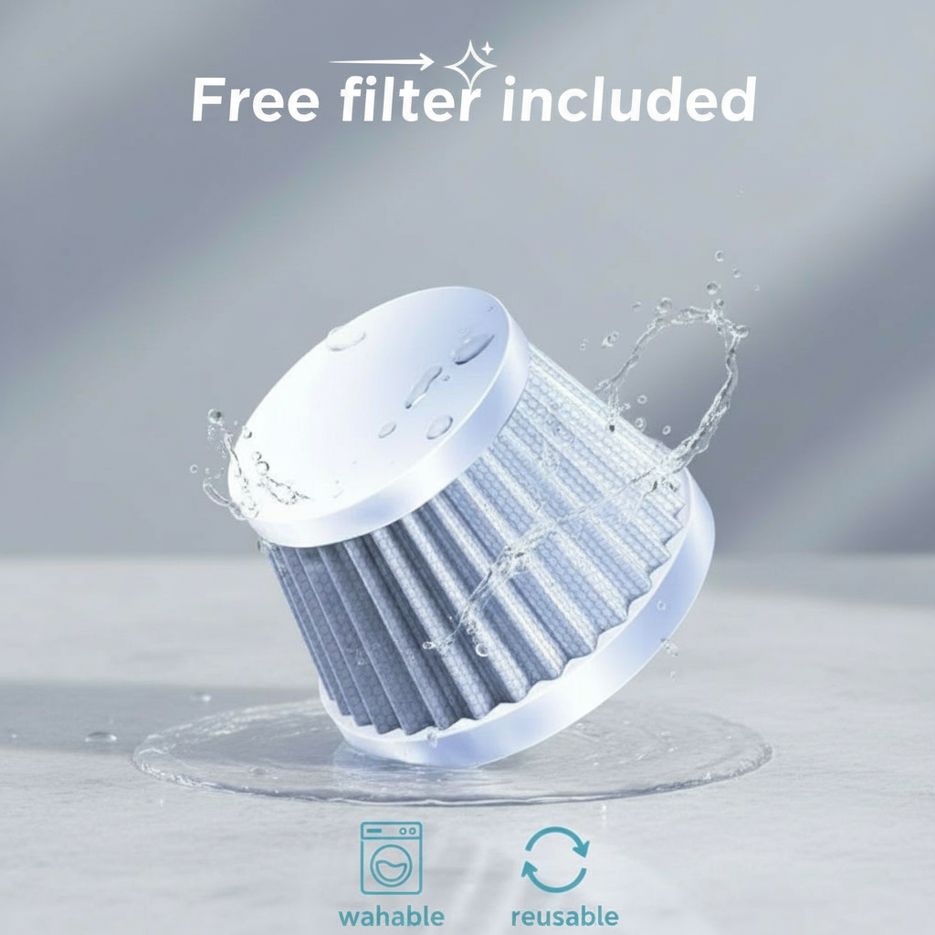 Trådlös Dammsugare för Bil med Ergonomisk Design 2