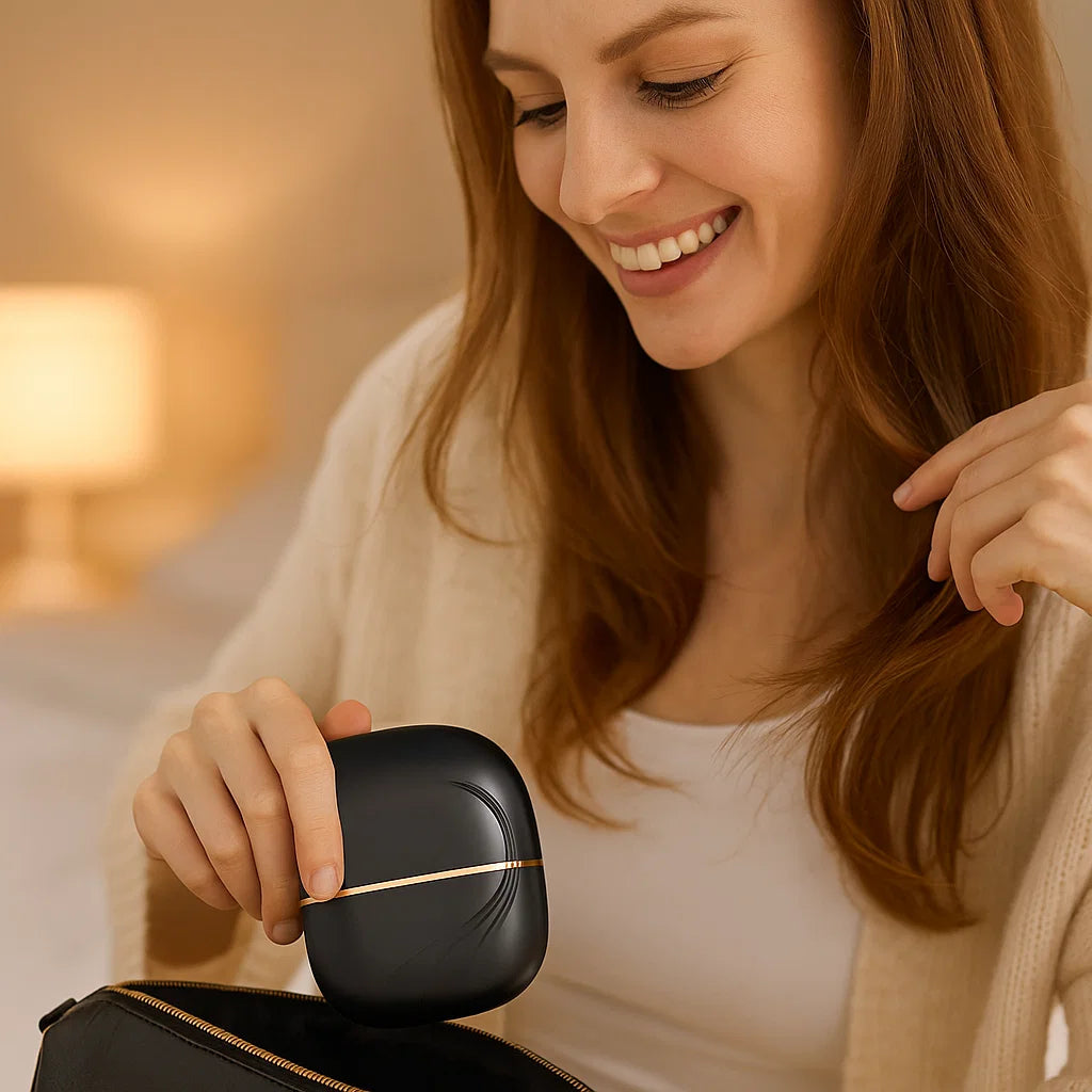 Trådlös Hårplattång Kompakt Design för Släta och Vågor 2