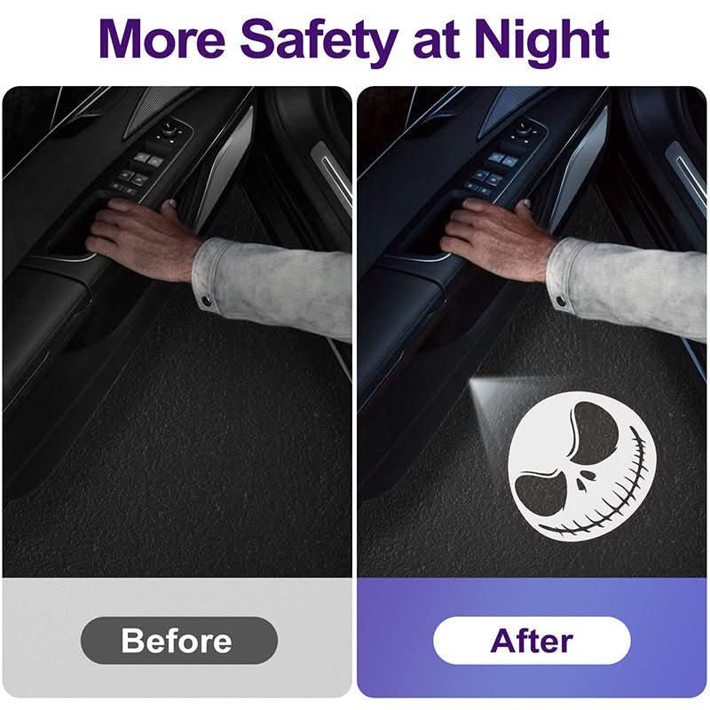 Trådlös LED-projektorlampa för bildörr med anpassningsbar logotyp 2