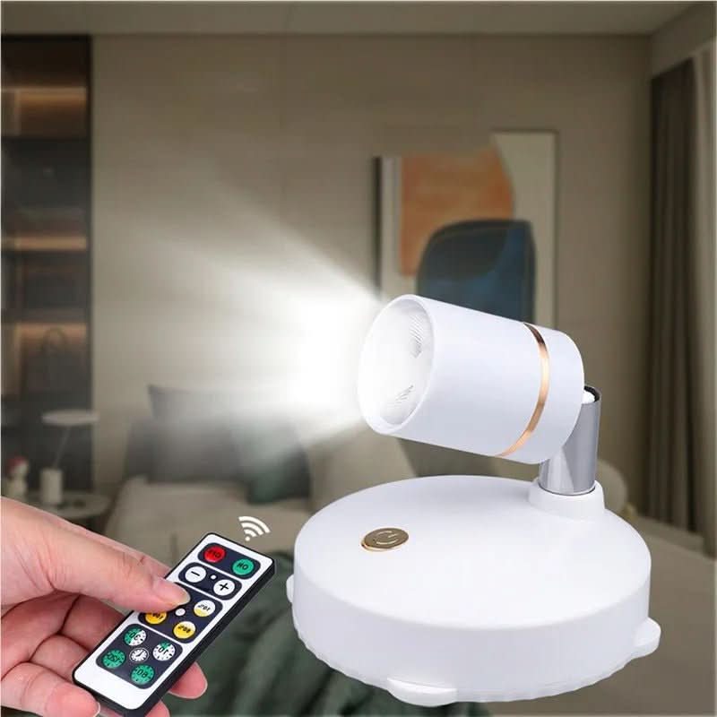 Trådlös LED-spotlight med fjärrkontroll 0
