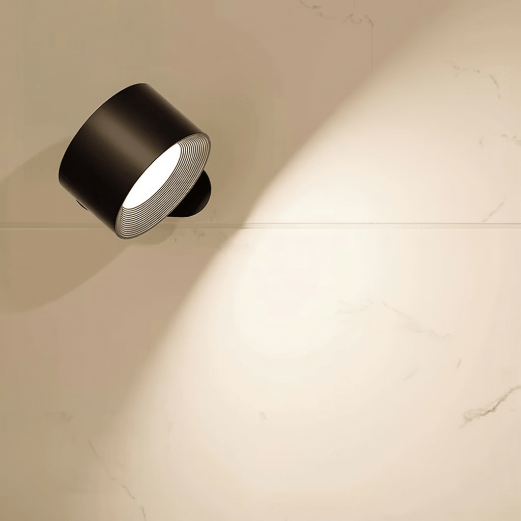 Trådlös Vägglampa med Fjärrkontroll Nordisk Design för Sänglampor Vägg Inomhus 4