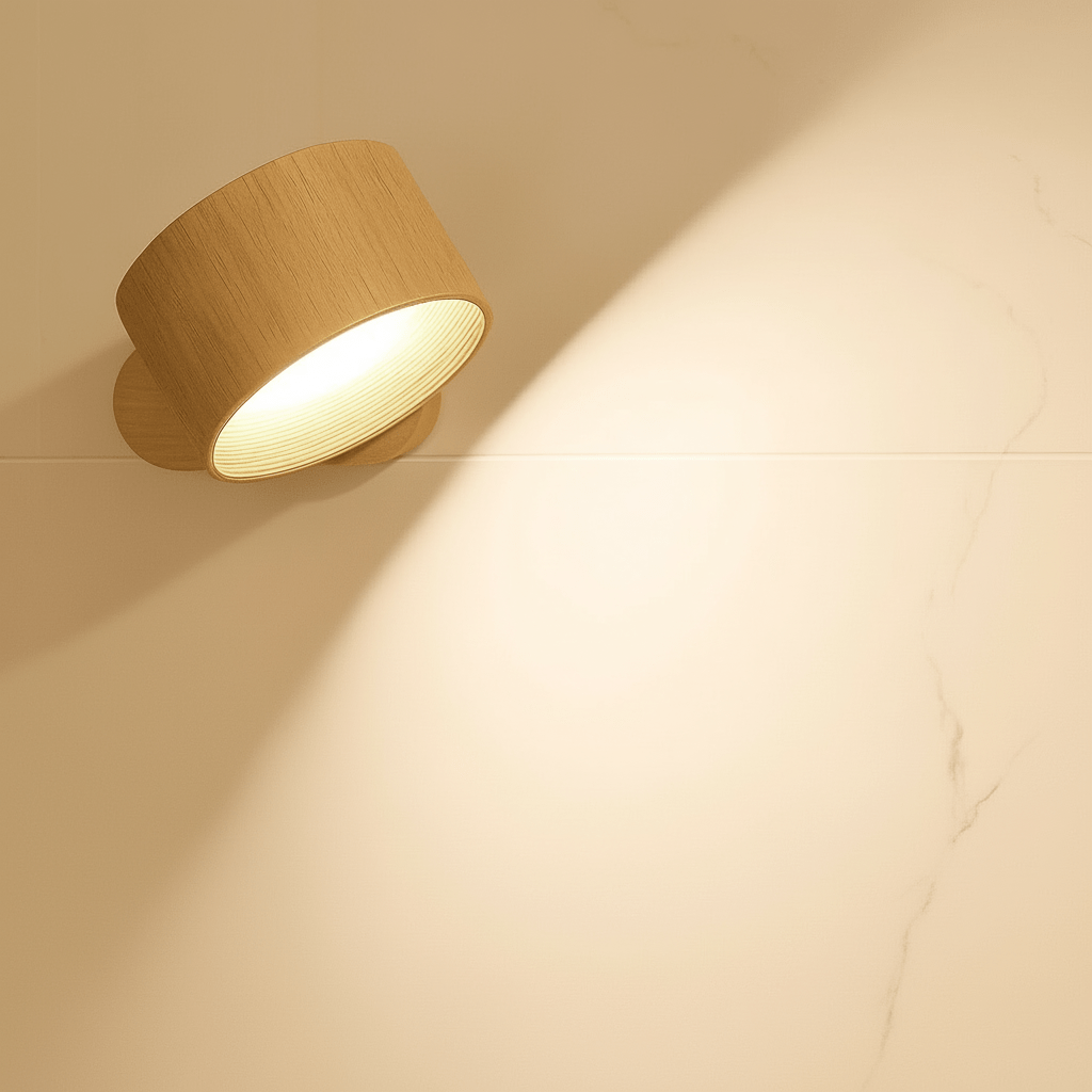 Trådlös Vägglampa med Fjärrkontroll Nordisk Design för Sänglampor Vägg Inomhus 5