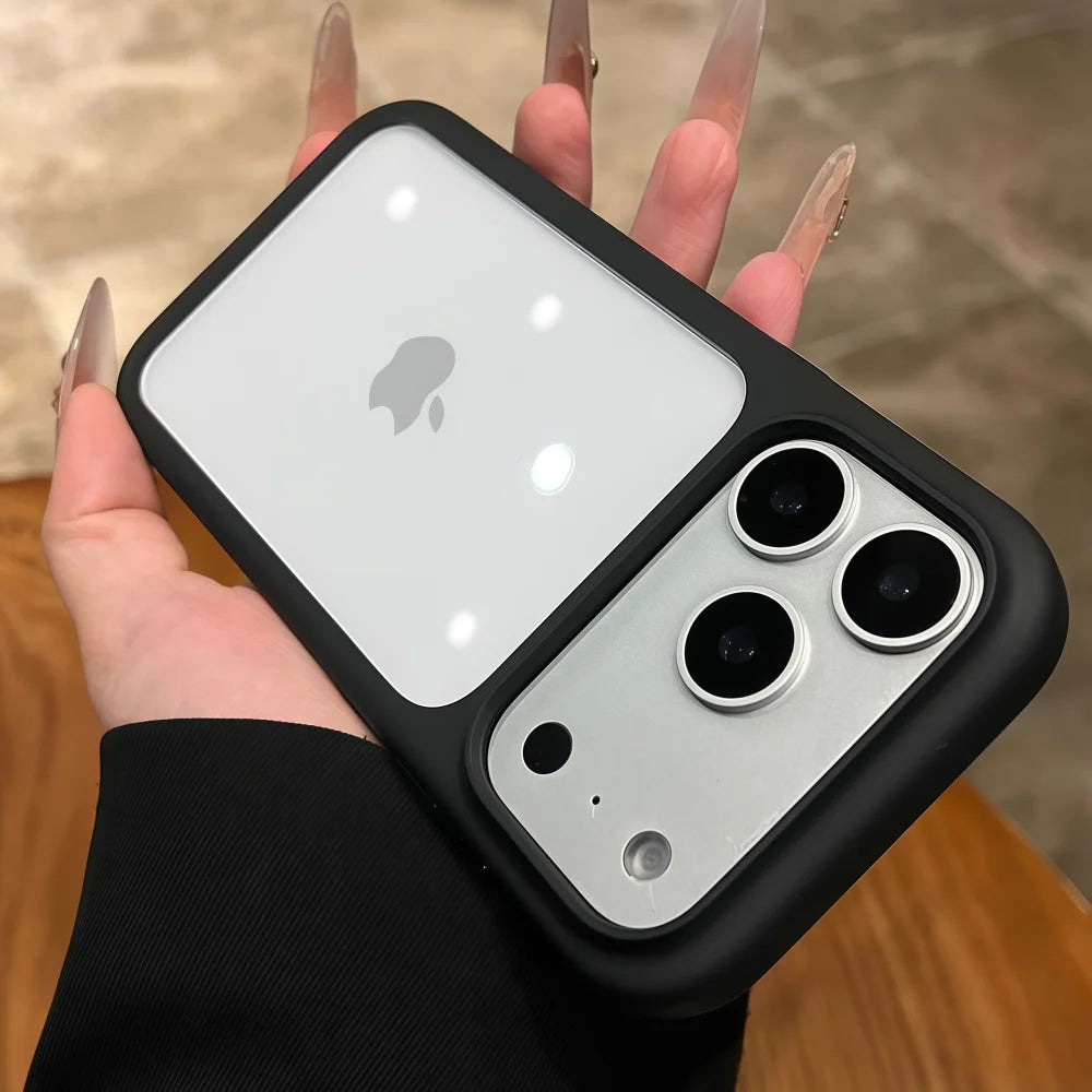 Transparent Telefonfodral För iPhone 17 Pro Max Stötsäkert Design 12