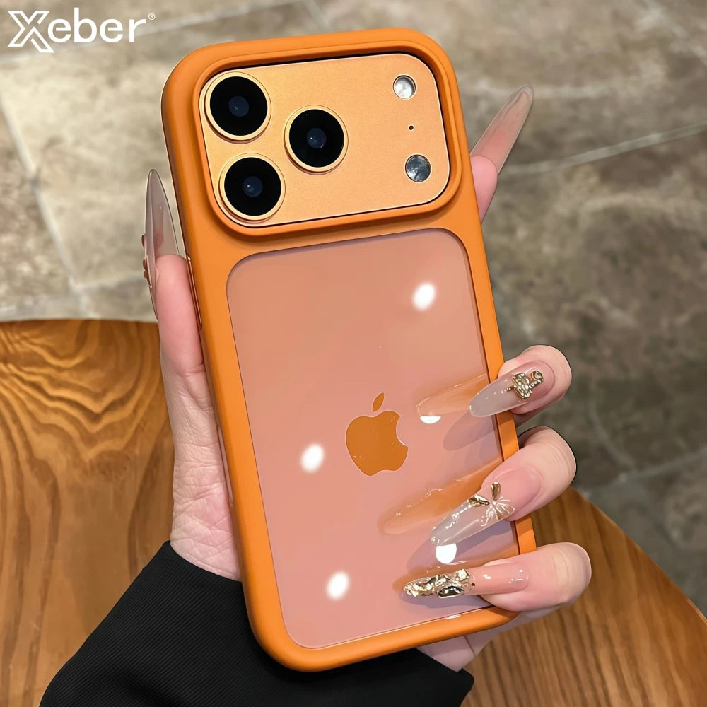 Transparent Telefonfodral För iPhone 17 Pro Max Stötsäkert Design 2