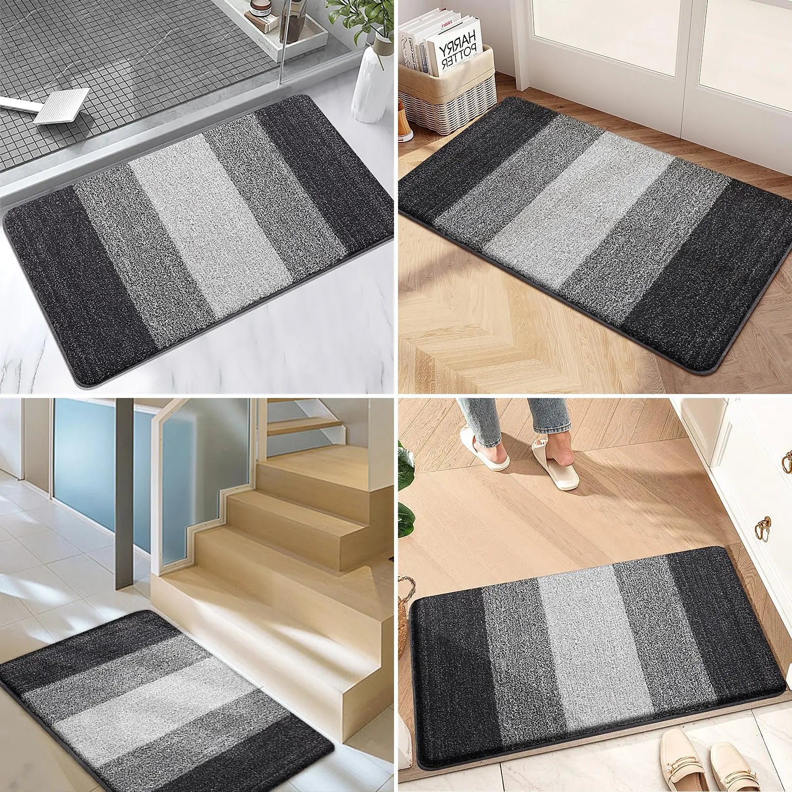 Tvättbar Dörrmatta med Vattenabsorberande Design 2
