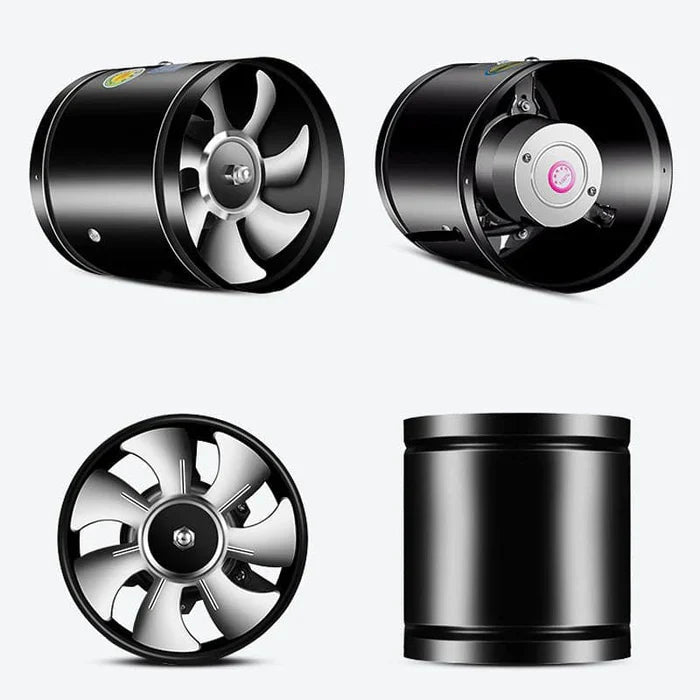 Tyst Fläkt för Hem och Kontor Modern Design Effektiv Ventilation 5