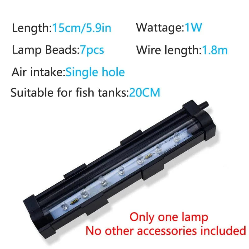 Undervattens LED-lampa för akvarium med automatisk färgförändring 9