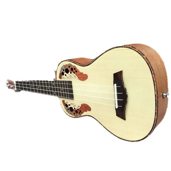 Unisex 23-tums Ukulele Med Regnbågskropp 4