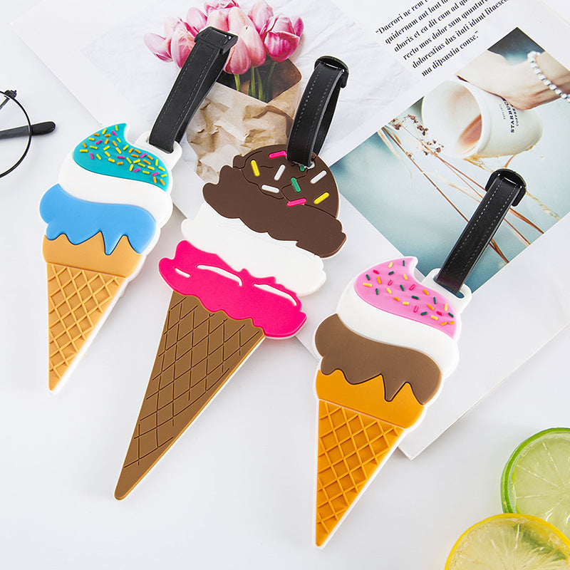 Unisex Bagagelapp Chokladdesign Kreativ Identifikation 2