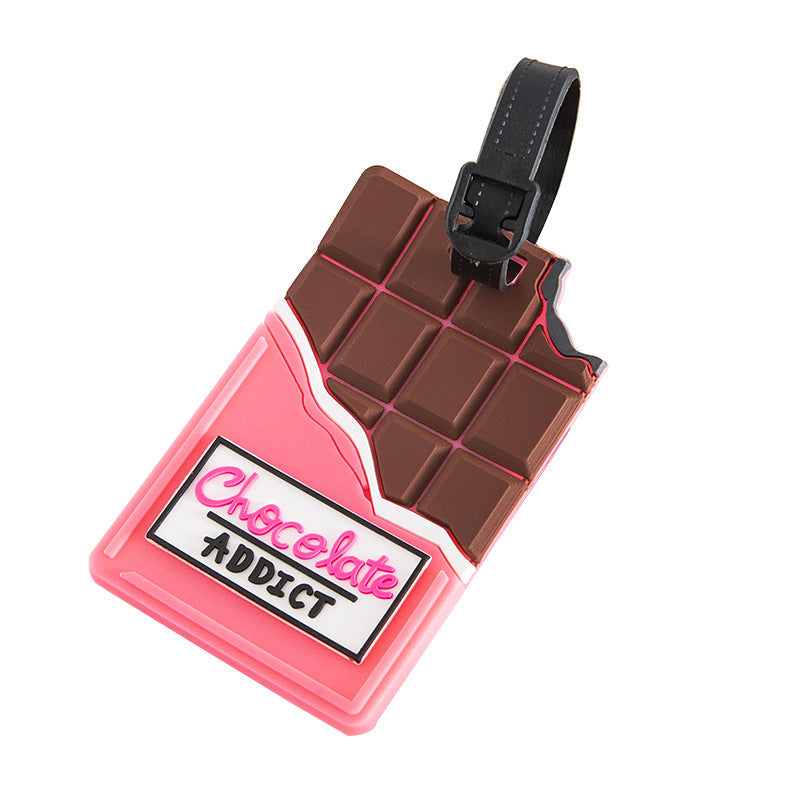 Unisex Bagagelapp Chokladdesign Kreativ Identifikation 5
