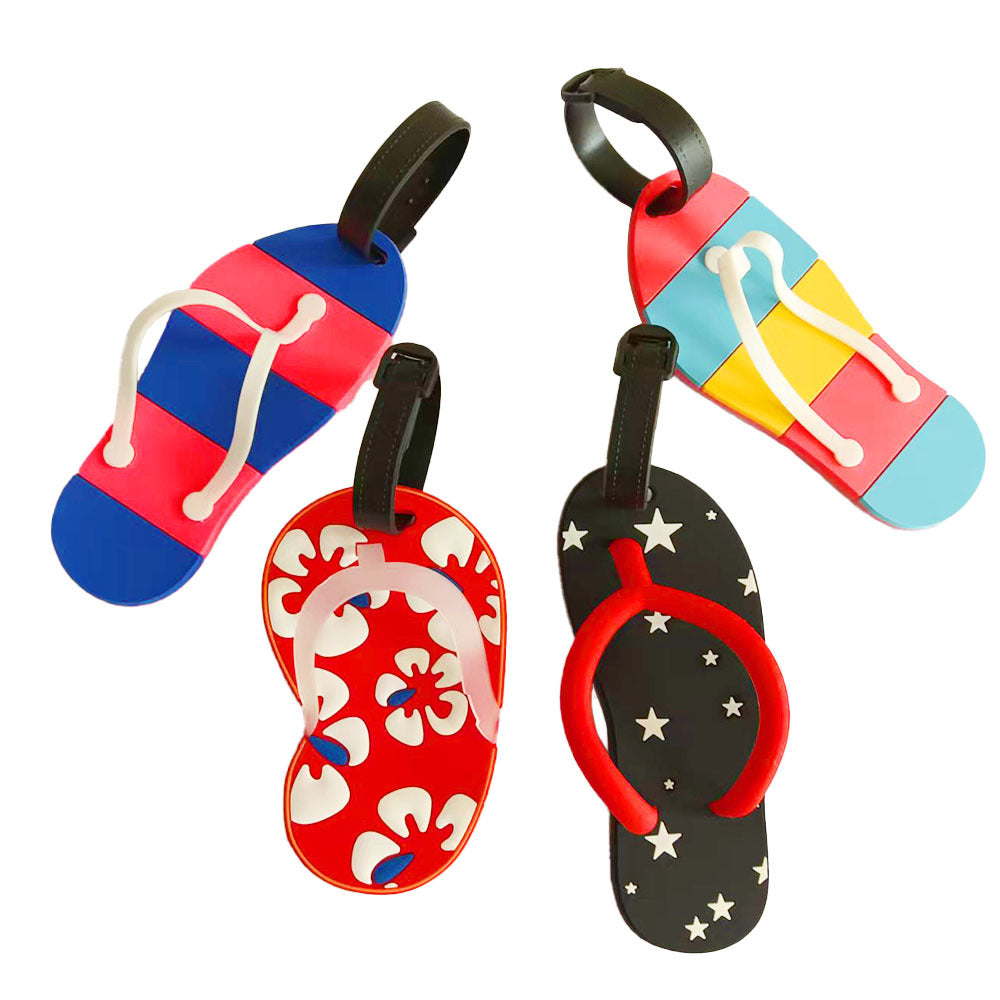 Unisex Bagagelapp Kreativ Flip-Flop Design 1