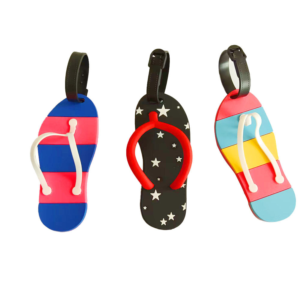 Unisex Bagagelapp Kreativ Flip-Flop Design 2