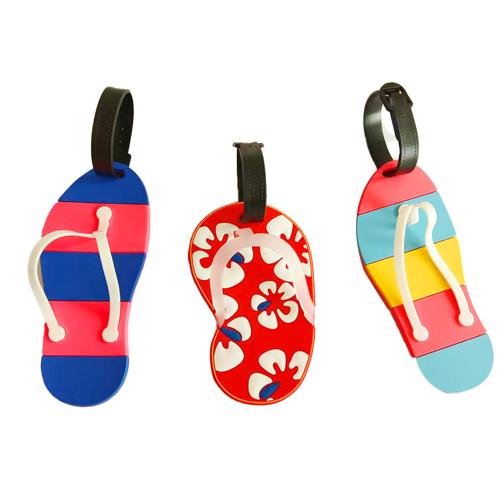 Unisex Bagagelapp Kreativ Flip-Flop Design 3