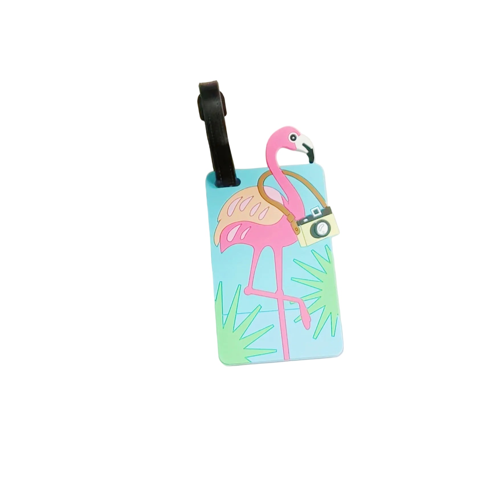 Unisex Bagagelapp med Flamingo Design 0